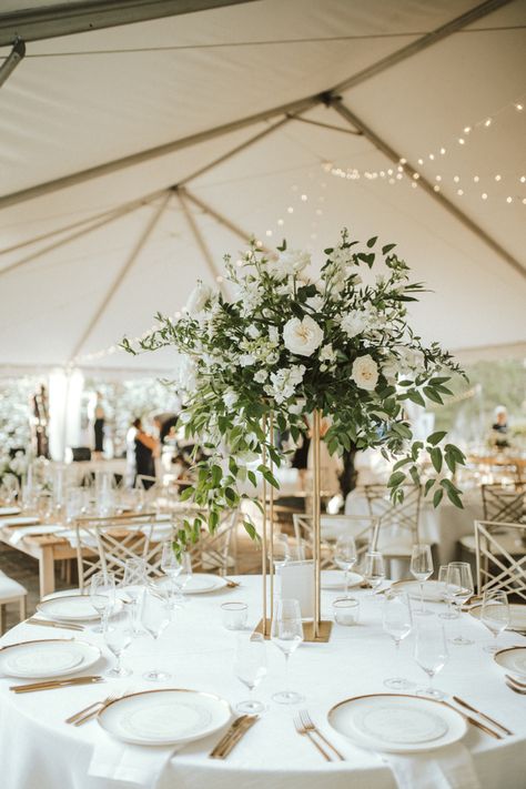 August Wedding Centerpieces, August Wedding Flowers, August Wedding Colors, Greenery Wedding Centerpieces, Elegant Wedding Flowers, Greenery Centerpiece, Tall Wedding Centerpieces, Wedding Floral Centerpieces, Tall Centerpieces