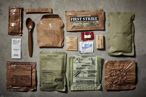 This Food Was Once Packaged Military Rations Military Food, French Vanilla Cappuccino, Emergency Rations, Meal Ready To Eat, Fancy Dishes, Military Humor, Tactical Backpack, Michelin Star, Energy Bars