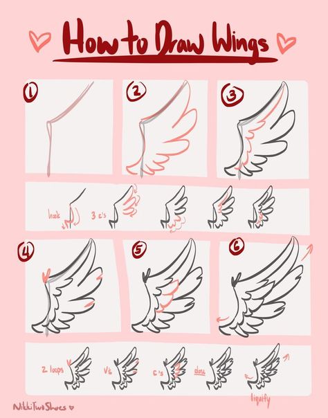 How To Draw Wings, Anime Wings, Draw Wings, How To Draw Anime, الفن الرقمي, Wings Drawing, Push And Pull, Body Drawing Tutorial, Creative Drawing Prompts