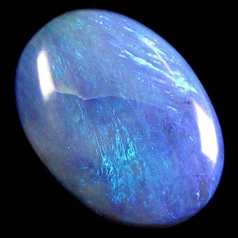 Opal Pattern, Crystal Colors, Blue Rock, Blue Fire Opal, Black Opal Stone, Pretty Rocks, Blue Stones, Beautiful Rocks, Rocks And Gems