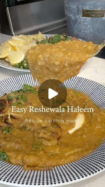 Maria Mohni on Instagram: "Made this special reshewala haleem on sister’s farmaish. Recipe coming soon ❤️

#haleemrecipe #haleem #easyrecipes #reshedarhaleem #beefhaleem #daleem 

Do you make farmaishi meals for your loved ones?" Haleem Recipe, Loved Ones, Coming Soon, Easy Meals, Meat, On Instagram, Instagram