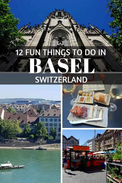 12 Fun Things to Do in Basel Switzerland | Savored Journeys Switzerland Travel Itinerary, Switzerland Basel, Switzerland Travel Guide, Rhine River Cruise, Switzerland Vacation, Beautiful Countries, Viking Cruises Rivers, Basel Switzerland, Rhine River