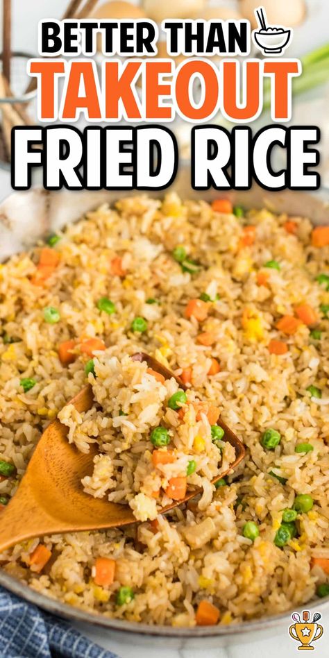 Enjoy our Better Than Takeout Chinese Fried Rice recipe — quick, delicious, and perfect for any meal. Easy to make and always satisfying! Better Than Boullion Recipe, Vegetable Fried Rice Recipe Chinese Food, Better Than Takeout Chicken Fried Rice, Traditional Fried Rice, Fries Rice Recipe Chinese, Chinese Fry Rice Recipe, Ham Fried Rice Recipe Chinese Food, Easy Homemade Chinese Food, Rice Lunch Recipes