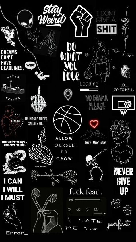 Basketball Iphone Wallpaper, Cool Basketball Wallpapers, Cool Black Wallpaper, Just Do It Wallpapers, Android Wallpaper Dark, Iphone Wallpaper For Guys, Iphone Wallpaper Classy, Black Wallpaper Iphone Dark, Pretty Wallpapers Tumblr