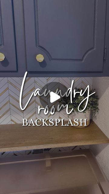 Kayla | Furniture Flips + DIY on Instagram: "Easy laundry room update with @art3d_llc peel and stick tiles! Just cut, peel, and stick for a beautiful new laundry room backsplash. The link to these tiles is in my bio, click Shop My Amazon Favorites and use code “10GRV4V9” for 10% off!  #laundryroom #peelandstick #homediy #diyhomeprojects #homedecor #homeupdates #homeideas #laundryroomdecor #laundryroommakeover #decorhacks #homedecorideas #diyhomeimprovement #doityourself #homerenovation #diyhome #accentwall #easyhomedecor #hometransformation" Peel And Stick Tile Laundry Room, Backsplash In Laundry Room, Laundry Room With Tile Backsplash, Peel And Stick Tile Backsplash Laundry Room, Laundry Room Wall Tile, Laundry Tiles Backsplash, Backsplash For Laundry Room, Laundry Room Peel And Stick Wallpaper, Laundry Backsplash Ideas