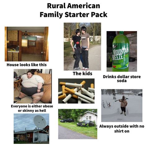 Rural American Family Starter Pack Starter Packs Meme Funny, Stater Pack, Looking In A Mirror, Red Rocket, Vintage Baseball Cap, Mac Demarco, Cute Illustrations, Nickelodeon Cartoons, Nail It