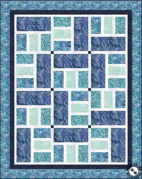 Blue Quilt Patterns, Lap Quilt Patterns, Beach Quilt, Big Block Quilts, Stained Glass Quilt, Quilting Designs Patterns, Quick Quilt, Scrappy Quilt Patterns, Quilt Square Patterns