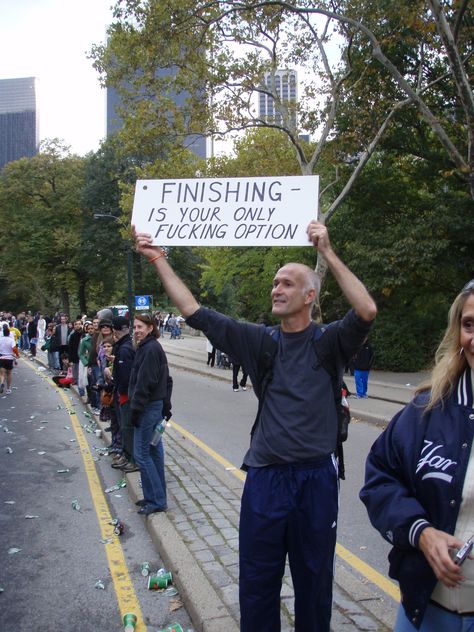 Ironman 1, Running Signs, Marathon Signs, Marathon Inspiration, Marathon Motivation, Nyc Marathon, Marathon Training Plan, Running Humor, Running Club