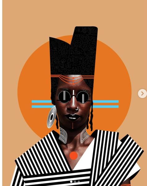 Afro Futurism Aesthetic, African Portraits Art, Afrofuturism Art, Acrylic Art Projects, Afrocentric Art, Graphic Poster Art, Sports Graphic Design, Futuristic Art, Dope Art