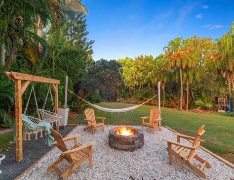 Backyard Patio Fire Pit Ideas, Large Backyard Ideas Layout, Bnb Ideas, Garden Concept, Backyard Goals, Outdoor Fire Pit Area, Arizona Backyard, Fun Backyard, Backyard Gardens