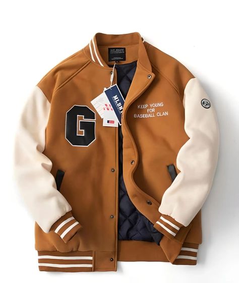 Fashionable patchwork Baseball Varsity jacket for men "𝗠𝗮𝗻𝘂𝗳𝗮𝗰𝘁𝘂𝗿𝗲𝗿 𝗮𝗻𝗱 𝗲𝘅𝗽𝗼𝗿𝘁𝗲𝗿" 𝐖𝐞 𝐩𝐫𝐨𝐯𝐢𝐝𝐞 𝐭𝐡𝐞 𝐟𝐚𝐜𝐢𝐥𝐢𝐭𝐲 𝐨𝐟 𝐟𝐮𝐥𝐥 𝐜𝐮𝐬𝐭𝐨𝐦𝐢𝐳𝐚𝐭𝐢𝐨𝐧 𝐚𝐧𝐝 𝐩𝐞𝐫𝐬𝐨𝐧𝐚𝐥𝐢𝐳𝐚𝐭𝐢𝐨𝐧 𝐰𝐢𝐭𝐡 𝐧𝐨 𝐜𝐨𝐦𝐩𝐫𝐨𝐦𝐢𝐬𝐞 𝐨𝐧 𝐬𝐭𝐢𝐭𝐜𝐡𝐢𝐧𝐠 𝐚𝐧𝐝 𝐟𝐚𝐛𝐫𝐢𝐜 𝐪𝐮𝐚𝐥𝐢𝐭𝐲. • 𝐀𝐯𝐚𝐢𝐥𝐚𝐛𝐥𝐞 𝐢𝐧 𝐚𝐥𝐥 𝐜𝐨𝐥𝐨𝐫 𝐚𝐧𝐝 𝐜𝐮𝐬𝐭𝐨𝐦 𝐬𝐢𝐳𝐞𝐬. • 𝐋𝐨𝐰 𝐌𝐎𝐐. • 𝐘𝐨𝐮𝐫 𝐨𝐰𝐧 𝐩𝐫𝐢𝐯𝐚𝐭𝐞 𝐥𝐚𝐛𝐞𝐥, 𝐥𝐨𝐠𝐨 & 𝐭𝐚𝐠𝐬. • 𝐒𝐞𝐜𝐮𝐫𝐞 𝐩𝐚𝐲𝐦𝐞𝐧𝐭. • 𝐅𝐚𝐬𝐭 𝐩𝐫𝐨𝐜𝐞𝐬𝐬𝐢𝐧𝐠 𝐚𝐧𝐝 𝐝𝐞𝐥𝐢𝐯𝐞𝐫𝐲. 📥 𝐃𝐌 𝐟𝐨𝐫 𝐦𝐨𝐫𝐞 𝐝𝐞𝐭𝐚𝐢𝐥𝐬. 𝐄𝐦𝐚𝐢𝐥: 📩 𝐰𝐞𝐚𝐫𝐧𝐞𝐱𝐱𝐞𝐧𝐭𝐞𝐫𝐩𝐫𝐢𝐬𝐞𝐬@𝐠𝐦𝐚𝐢𝐥.𝐜𝐨𝐦 𝐖𝐡𝐚𝐭𝐬𝐚𝐩𝐩: 📲 +𝟗𝟐-𝟑𝟏𝟔-𝟕𝟐 𝟐𝟎 𝟎𝟗𝟔 𝐖𝐞𝐛𝐬𝐢𝐭𝐞: 🌐 𝐡𝐭𝐭𝐩𝐬://𝐰𝐞𝐚𝐫𝐧𝐞𝐱𝐱𝐞𝐧𝐭𝐞𝐫𝐩𝐫𝐢𝐬? Feminine Casual Outfits, Baseball Sweater, College Casual, Feminine Casual, College Jackets, Future Clothes, Mens Jackets Casual, Baseball Varsity Jacket, Fashion Suits For Men