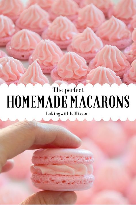 Macarons Italian Method, Italian Macarons, Homemade Macarons, Macaron Recipe, Egg Whites, Macaroons, Granulated Sugar, Powdered Sugar, Food Coloring