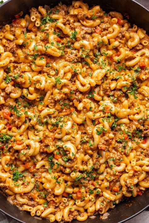 One Pot Sloppy Joe Pasta - Life is but a Dish Sloppy Joe Pasta, Sloppy Joes Pasta, Mince Dishes, Sloppy Joe Casserole, Pasta Varieties, Easy Pasta Dinner, Stove Top Recipes, Small Pasta, Pasta Dinner Recipes