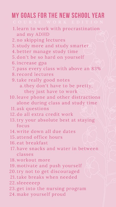 Goals For School Student, My Goals For The School Year, How To Start The School Year Right, New Academic Year Motivation, Things To Do Junior Year Of High School, Planning For School, Goals For Freshman Year Of High School, Academic Goals List, Goals For This School Year