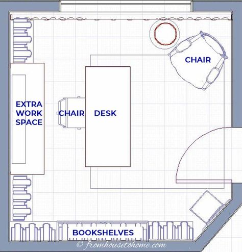 Galley desk and work space small home office layout Home Office Layout Ideas, Small Home Office Layout, Office Layout Ideas, Home Office Layouts, Office Floor Plan, Basement Office, Home Office Layout, Office Remodel, Cozy Home Office