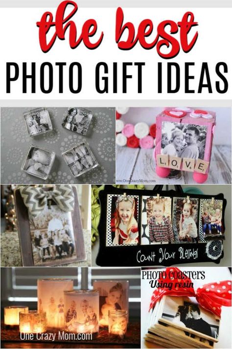 HOMEMADE PHOTO GIFT IDEAS Gifts Made From Photos, Picture Personalized Gifts, What To Do With Photos Ideas Projects, Gifts Using Pictures, School Picture Gift Ideas, Homemade Photo Gifts Diy Ideas, Photo Keepsake Ideas Diy, School Photo Gift Ideas, Pictures As Gifts Ideas