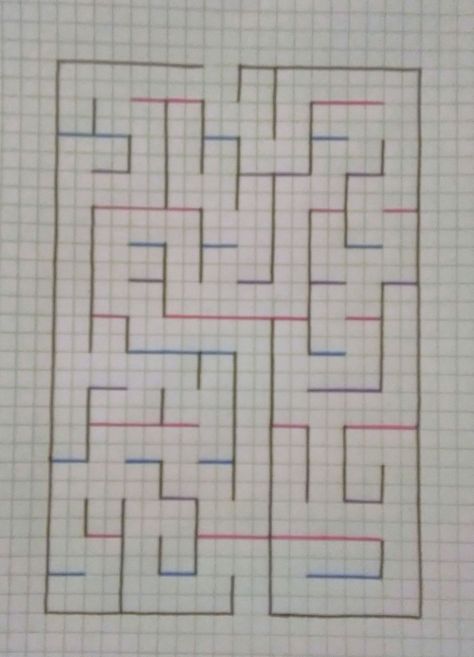 Today's drawing if of a graphpaper pixel art - maze , labyrinth Please see my other boards with lots of similar art :) How To Draw A Maze, Maze Drawing, Maze Labyrinth, Draw Tutorial, Graph Paper Designs, Digital Painting Techniques, Easy Doodles, Doodles Drawings, Pixel Art Grid