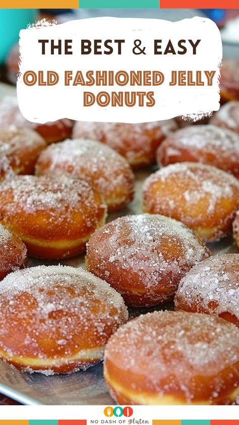 Easy Jelly Filled Donuts Recipe, Baked Filled Donuts Recipe, Family Gathering Dessert Ideas, Glazed Yeast Donut Recipe, Homemade Jelly Filled Donuts Recipe, Homade Cake Donuts Recipe, Homemade Cake Donuts Recipe Baked, Baked Jelly Filled Donuts Recipe, Gluten Free Jelly Donut Recipe