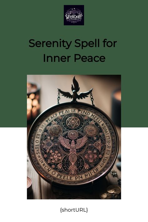 Serenity Spell for Inner Peace featuring mystical symbols and intricate designs. Spells For Inner Peace, Finding Peace Within Yourself, Peace Within Yourself, All About Spelling, Spells And Rituals, Powerful Spells, Peaceful Energy, Be At Peace, Daily Astrology