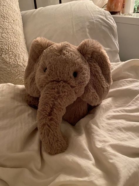 Kids Room Aesthetic, Aesthetic Kids Room, Elephant Teddy, Elephant Soft Toy, Jellycat Stuffed Animals, Elephant Plush, Cute Stuffed Animals, Cute Little Things, Toys For Kids