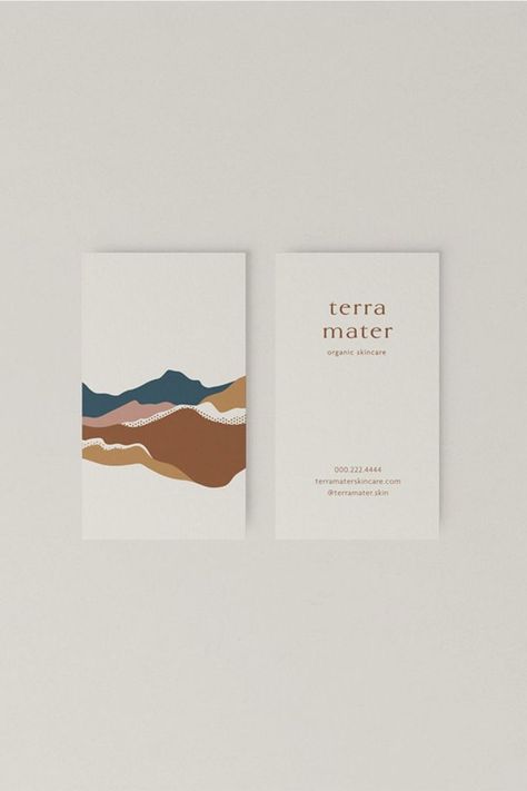 Elegant Business Cards Design, Buisness Cards, Visiting Card Design, Mountain Logos, Online Logo Design, Business Card Inspiration, Logo Type, Simple Business Cards, Elegant Business Cards