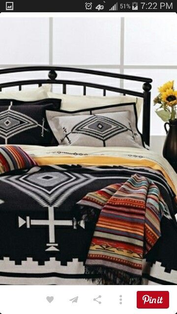 . Pendleton Bedroom, Western Comforter Sets, Southwestern Bedding, Lodge Bedroom, Western Bedrooms, Lodge Bedding, Western Bedroom Decor, Western Bedding, Western Bedroom