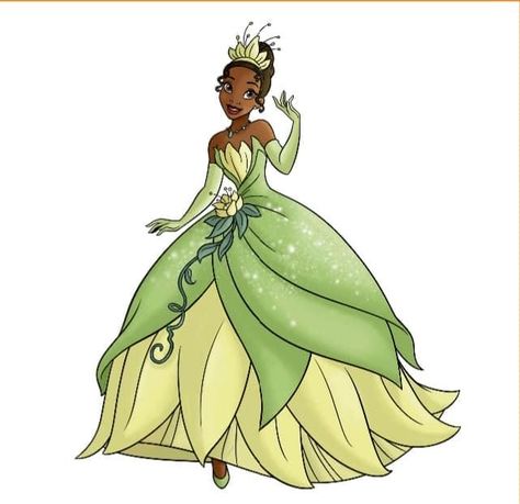 Tiana And Naveen, Curly Fro, Princess And The Frog, Frog Prince, Princess Tiana, The Princess And The Frog, The Frog, The Princess, Princess Dress