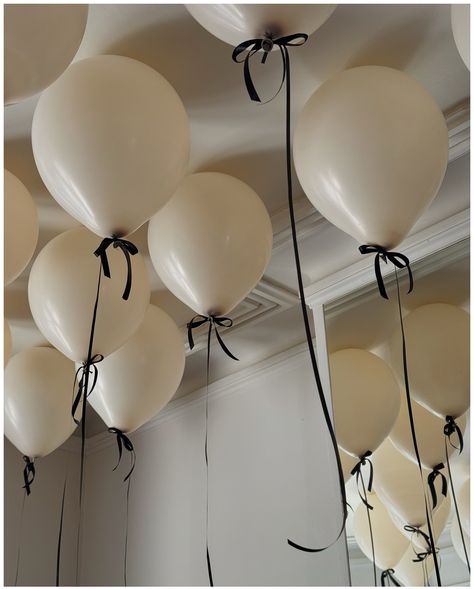 All Posts • Instagram Black And White Bridal Shower Ideas Decor, Ribbon Themed Party, Black White Birthday Party Decor, Black Bow Birthday, Black Bow Party, Black And White Birthday Decor, Bow Party Theme, 20th Birthday Ideas Themes, Engaged Balloons