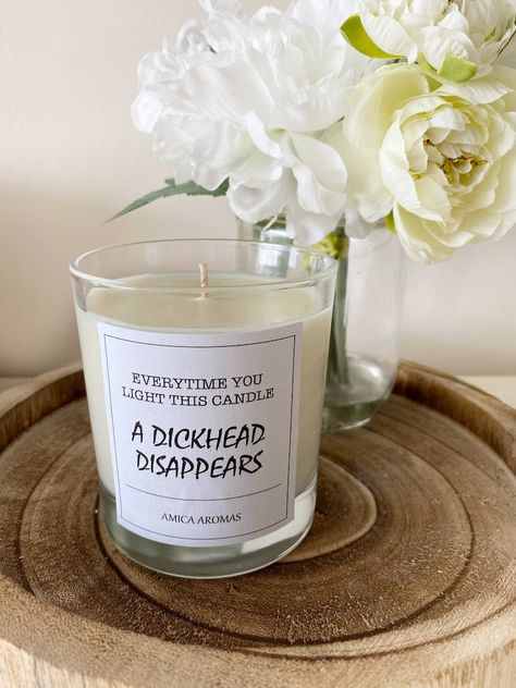 Quote Candles, Gift Ideas Best Friend, Giant Candles, Candle Box Packaging, Sassy Quote, Xmas Funny, Relaxing Candles, Novelty Candles, Candle Quotes