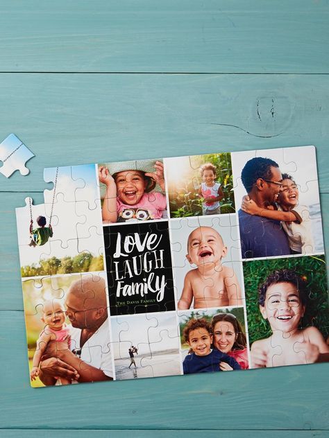 Shutterfly's photo puzzles let your loved ones enjoy a memory one piece at a time. Create a custom puzzle and make a fun, personalized gift for Dad this Father's Day. Sublimation Puzzle Ideas, Tyler Christmas, Valentines Puzzles, Personalized Puzzle, Father And Daughter Love, Puzzle Diy, Make Your Own Puzzle, Diy Gifts For Dad, Puzzle Crafts