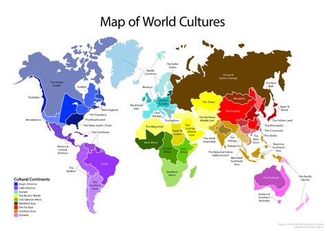 Map of World Cultures on Behance World Map Infographic, Classroom Drawing, World Geography Map, World History Map, West Map, Different Cultures Around The World, Map Of World, Interesting Maps, Detailed World Map