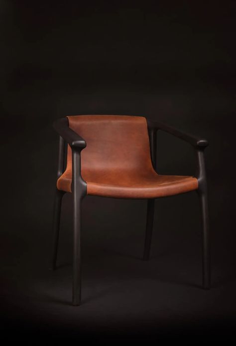 Sling Chair in Saddle Leather by Möbius Objects For Sale at 1stDibs Leather Sling Chair, Leather Dining Chair, Sling Chair, Veg Tan Leather, Saddle Leather, Leather Dining Chairs, Leather Dining, Leather Products, Chairs Armchairs