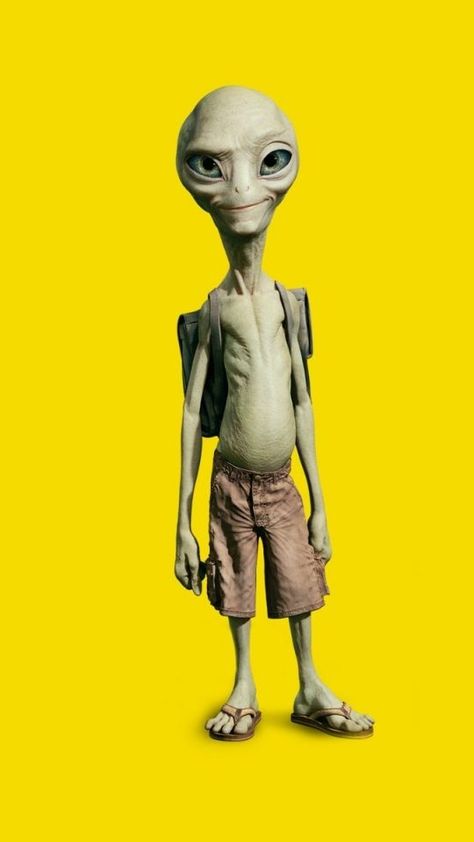 Paul The Alien, Heartland, Pilgrimage, Sci Fi, Road Trip, Universe, Road, Yellow