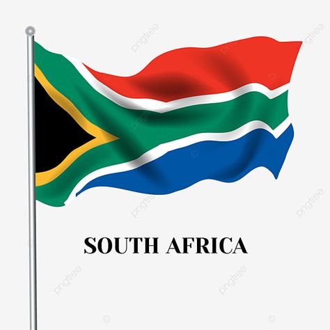 Flag South Africa, South Korean Flag, National Womens Day, South Korea Flag, Wavy Flag, South Africa Flag, South African Flag, Wave Drawing, Liberation Day