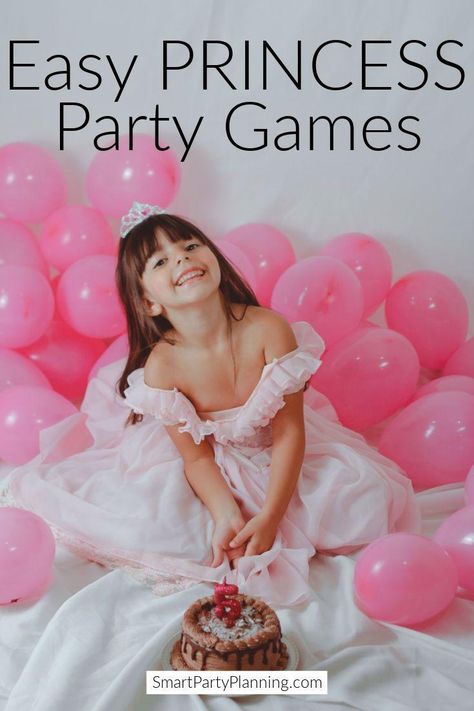 Easy Princess Party, Princess Party Games For Kids, Princess Party Activities, Disney Party Games, Princess Birthday Party Games, Girls Birthday Party Games, Princess Party Games, Princess Activities, Birthday Games For Kids