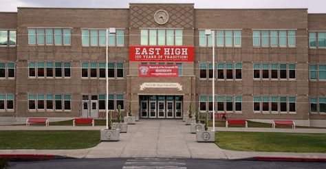 East High School, the school that high school musical was filmed at! Salt Lake City. School Floor Plan, Hig School, Ricky Bowen, City School, East High School, Troy Bolton, Disney High Schools, I Love School, School Hallways