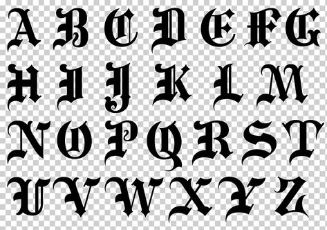 Old English Font Tattoo, Cursive Letters Font, Script Fonts Alphabet, Cool Fonts Alphabet, Old English Alphabet, Tattoo Fonts Alphabet, Fonts Handwriting Alphabet, Tattoo Fonts Cursive, Lettering Styles Alphabet