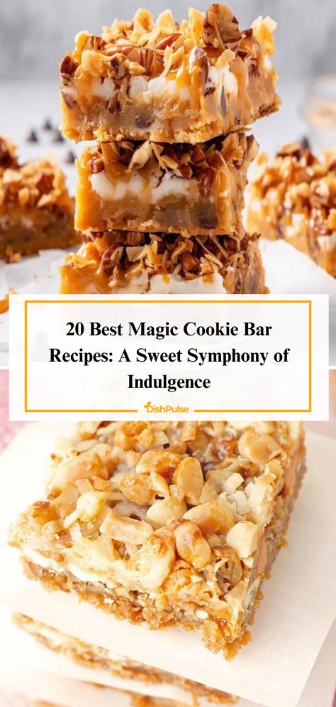 Experience a sweet symphony of indulgence with these 20 Best Magic Cookie Bar Recipes! 🍪✨ Elevate your dessert game with every decadent bite. 


#DishPulse #MagicCookieBars #DessertRecipes #SweetIndulgence #BakingInspiration #HomemadeTreats #DessertHeaven Magic Cookie Bar Variations, The Best Bars Recipes, Miracle Bars Recipe, Magic Christmas Bars, Layered Bar Cookies, Mr Big Bars Recipe, Sweet Marie Bars Recipe, M&m Magic Bars, Reindeer Magic Bars