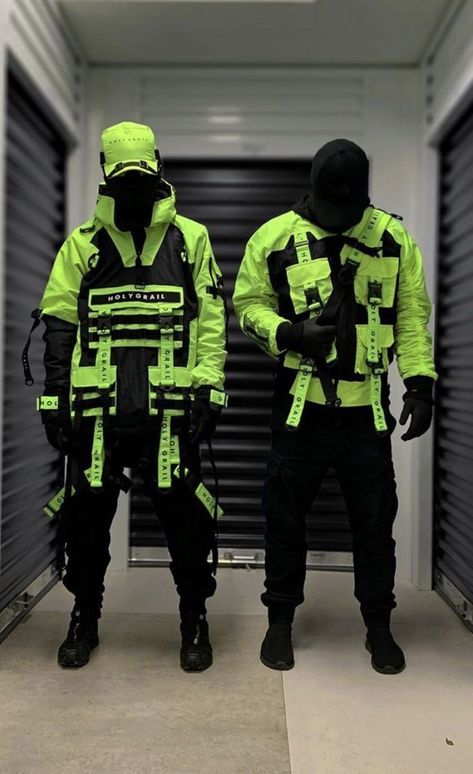 Cyberpunk Costume Men, Superhero Streetwear, Futuristic Fashion Men, Cyberpunk Streetwear, Cyberpunk Outfit, Cyberpunk Clothing, Gothic Mode, Tech Clothing, Tactical Wear