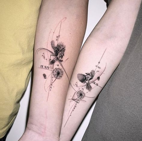 20 Unique Couple Tattoo Designs 2024: Matching & Meaningful Ink Ideas for Every Pair Matching Meaningful Tattoos For Couples, Long Distance Friendship Tattoos, Partner Tattoos Couples, Husband And Wife Tattoos Unique, Unique Couple Tattoo, Mums Tattoo, Ash Tattoo, Free Tattoo Fonts, Married Couple Tattoos