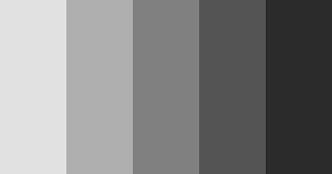 Grey Gradient Color Scheme » Black » SchemeColor.com Grey Color Pallets, Gray Pallet, Birth Colors, Bedroom Inspirations Minimalist, Monochrome Color Palette, Monochromatic Color Palette, Create Color Palette, Black Color Palette, Grey Palette