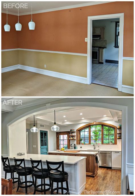 House Makeovers, Home Remodeling Diy, Kitchen Remodel Before And After, Style Deco, Flipping Houses, Diy Remodel, Kitchen Remodeling Projects, Home Upgrades, Kitchen Remodel Idea