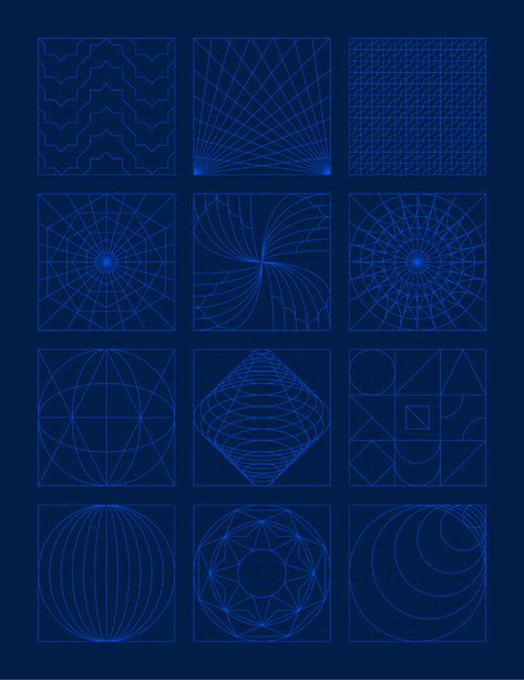 Geometric Designs on Behance Square Patterns Design Geometric, Geometric Infographic, Continuous Geometric Pattern, Abstract Design Pattern Geometry, Geometric Rectangle Pattern, Isometric Grid, Geometric Pattern Design, Fish Illustration, Fashion Graphic Design