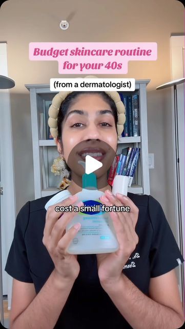 Dr. Neera Nathan on Instagram: "Comment “SKINCARE” and I will DM you product links to this PM anti aging skincare routine for your 40s that I recommend as a dermatologist. #affordableskincare #skincareinyour40s #skincareroutine #fyp" Skin Care Routine Essentials, Proper Order To Apply Skincare, Skin Care For Over 40 Anti Aging, Exfoliating Skincare Routine, Anti Aging Routine Skincare, Pore Minimizer Serum, Antiaging Skincare Routine 40s, Best Skincare Routine For 40s, Target Skincare Routine