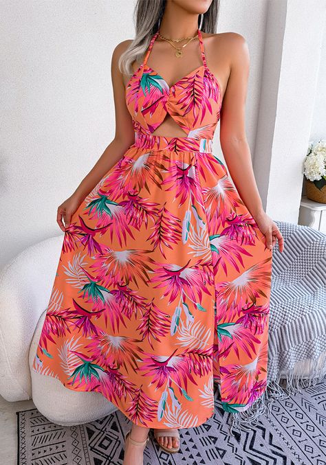 Item NO.: RQ_8509Price: US$ 9.37Category: Dresses > Maxi DressesColor: orange, blue, whiteSize: S, M, L, XLDescription: PolyesterDetail: This Women Holidays Sleeveless Hollow Slip Maxi Beach Dress Design Made Of High Quality Polyster And Spandex Material, Which Is Stretchy, Soft And Comfortable. The Is Always On Trend. This Casual Maxi Dresses Is a Must-Have For Vocations And Dating Occasions. Maxi Dresses At Global Lover Comes With Huge Selections Of Colors, Sizes, Material, And Designs. When Y Casual Dress Patterns, Beach Maxi Dress, Backless Maxi Dresses, Floral Print Maxi Dress, Floral Print Maxi, Outfit Look, Botanical Print, Printed Ties, Cutout Dress