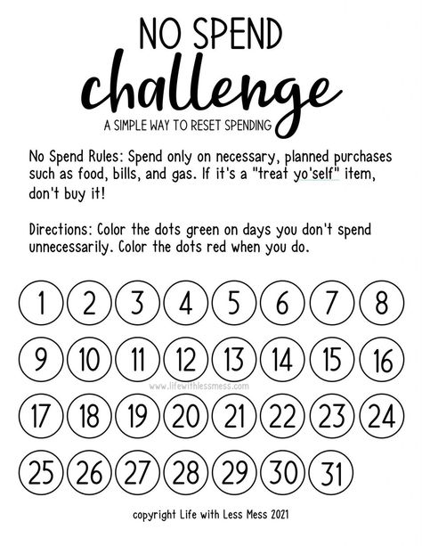 No Spend January, No Spend Month, Saving Money Chart, Money Chart, No Spend, Money Saving Methods, No Spend Challenge, Saving Money Budget, Money Management Advice