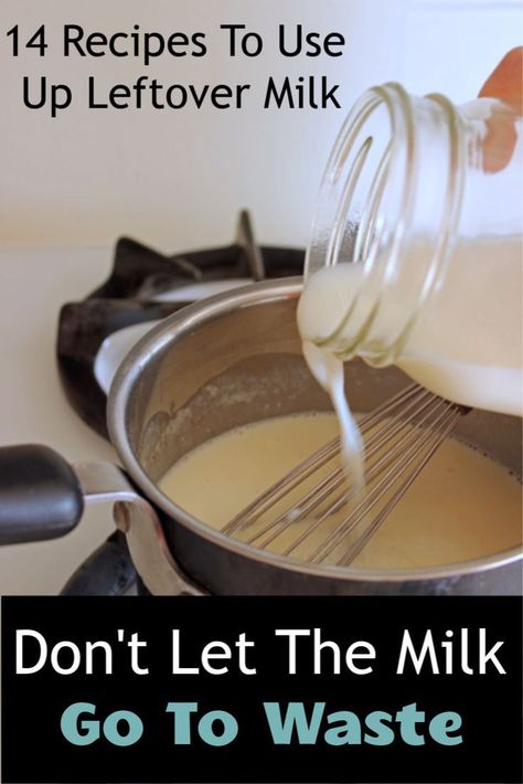 Don't Let The Milk Go To Waste: 14 Recipes To Use Up Leftover Milk - Don't let that milk go to waste! Use up milk in these tasty recipes instead of pouring it down the drain. #mlik #useupmilk #wastenot Milk Uses Desserts, Frozen Milk Recipes, What To Do With Sour Milk Recipes For, Recipes Using Milk Desserts, Skimmed Milk Recipes, Recipes Using Milk Dinner, Soups That Use Milk, What To Make With Milk Recipes, Healthy Recipes With Milk