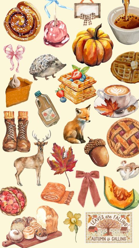 #fall #autumn #wallpaper #collage Fall Phone Wallpaper Aesthetic Collage, Fall Collage Pictures, Cute Fall Collage Wallpapers, Fall Scrapbook Stickers, Fall Ipad Wallpaper Aesthetic Vintage, Fall Iphone Wallpaper Collage, Fall Collage Wallpaper Aesthetic, Fall Aesthetic Birthday Party, Fall Aesthetic Pictures For Wall Collage