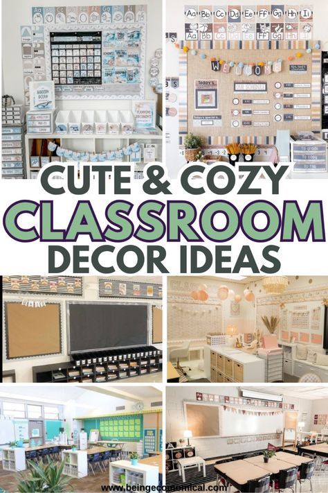 Try these 30 classroom decorations ideas for the back to school year. From neutral classroom decor, to calming classroom decor, to the best tips on a classroom setup, to boho classroom decor - you'll find tons of aesthetic classroomd decor to add your list of classroom inspiration. First Grade Classroom Set Up Ideas, 3rd Grade Classroom Setup Teacher Desks, Grade 2 Classroom Decoration Ideas, Classroom Decor 2024, Microschool Classroom, Blue And White Classroom, Calm Classroom Decor Elementary Schools, Decorating Classroom Ideas, Class Organization Ideas