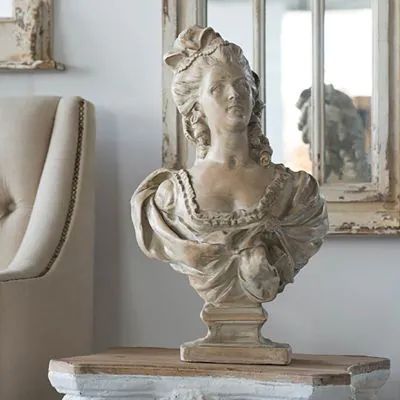 THE AGED VICTORIAN | Shop Sales Events Antique Farmhouse Glamour Decor, Bust Statue, World Decor, Hanging Crystals, Regency Era, Old World Style, French Country Cottage, Cute Clay, Antique Farmhouse